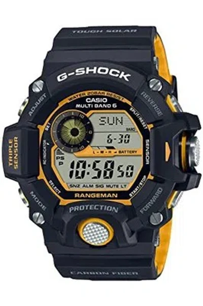 Pre-owned Casio G-shock Gw-9400yj-1jf Master Of Rangeman Solar Digital Men Watch Limited