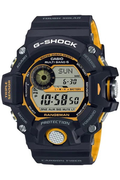 Pre-owned Casio G-shock Gw-9400yj-1jf Master Of Rangeman Solar Digital Men Watch Limited