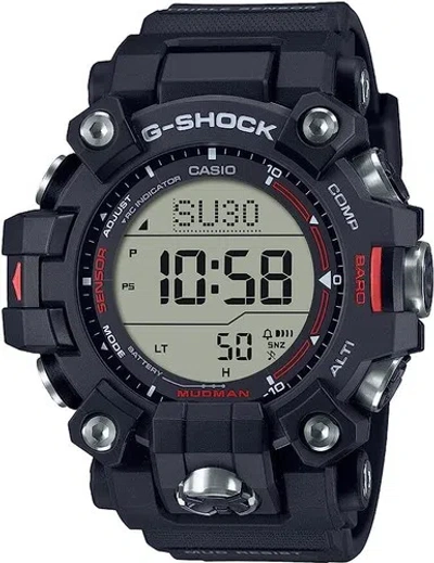 Pre-owned Casio G-shock Gw-9500-1jf Mudman Carbon Core Master Of Atomic Solar Watch Men