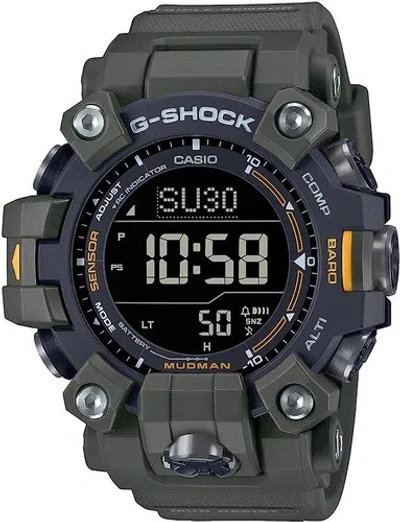 Pre-owned Casio G-shock Gw-9500-3jf Mudman Master Of Atomic Solar Carbon Core Watch Men
