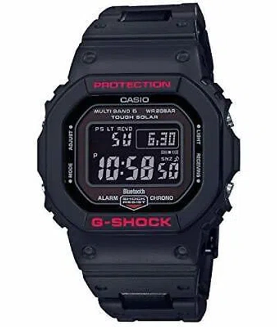 Pre-owned Casio G-shock Gw-b5600hr-1jf Solar Radio Men's Watch Bluetooth In Box