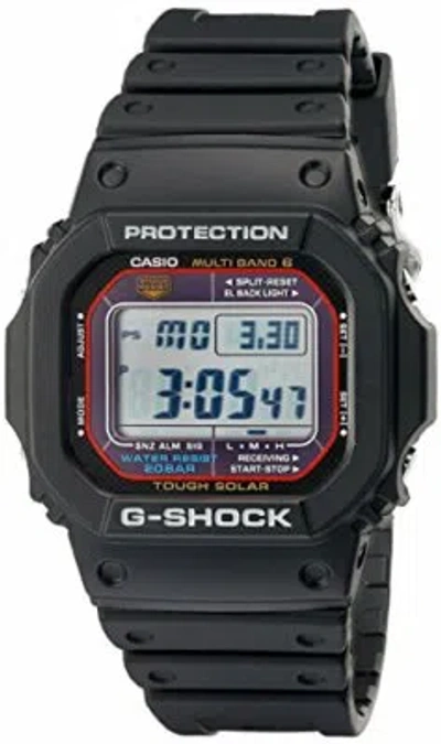 Pre-owned Casio G-shock Gw-m5610-1 Tough Solar Radio Multiband 6 Men's Watch Re-import