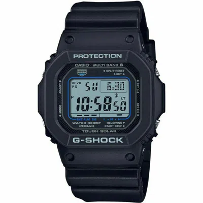 Pre-owned Casio G-shock Gw-m5610u-1cjf Origin Solar Radio Multiband 6 Digital Men's Arm