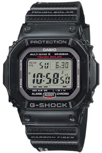 Pre-owned Casio G-shock Gw-s5600u-1jf Origin Solar Radio Carbon Fiber Digital Men's Watch