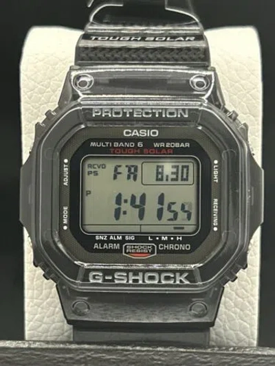 Pre-owned Casio G-shock Gw-s5600u-1jf Origin Solar Radio Carbon Fiber Digital Men`s Watch