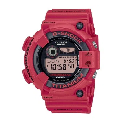 Pre-owned Casio G-shock Gw8230nt-4 Frogman 30th Anniversary Master Of Red Black