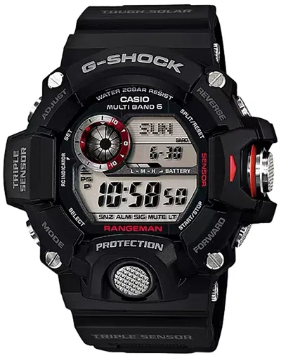 Pre-owned Casio G-shock Gw94001 G-shock Rangeman Keep Time Black Size 145-215mm Feature