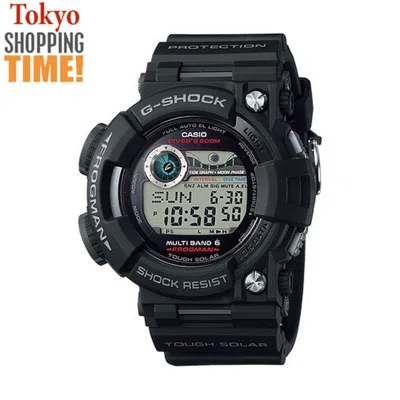 Pre-owned Casio G-shock Gwf-1000-1jf Frogman Diving 200m Tough Solar Atomic Men`s Watch