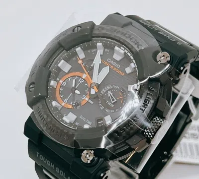 Pre-owned Casio G-shock Gwf-a1000xc-1ajf Black Frogman Bluetooth Men's Watch 53.3mm 5623