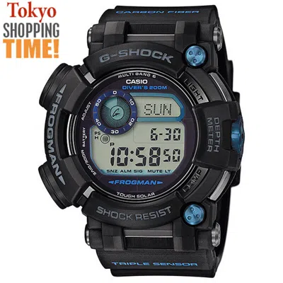 Pre-owned Casio G-shock Gwf-d1000b-1jf Frogman Diving 200m Tough Solar Atomic Men`s Watch