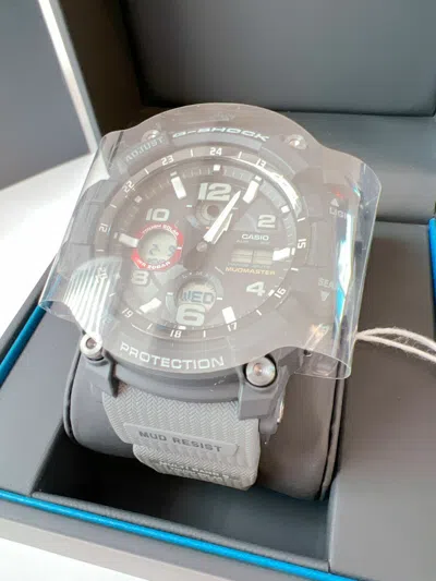 Pre-owned Casio G-shock Gwg-100-1a8jf Mudmaster Atomic Radio Solar Men's Watch Gray Japan