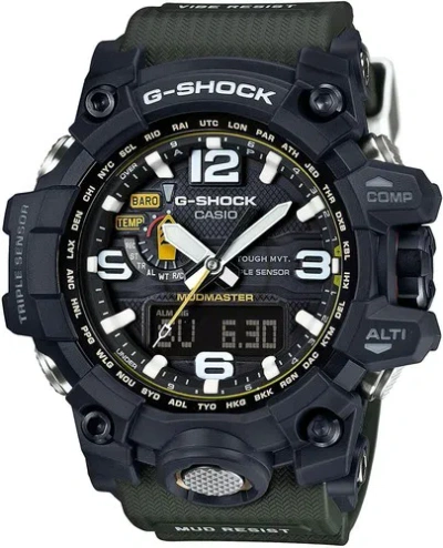 Pre-owned Casio G-shock Gwg-1000-1a3jf Mudmaster Radio Solar Men Watch Gwg-1000-1a3