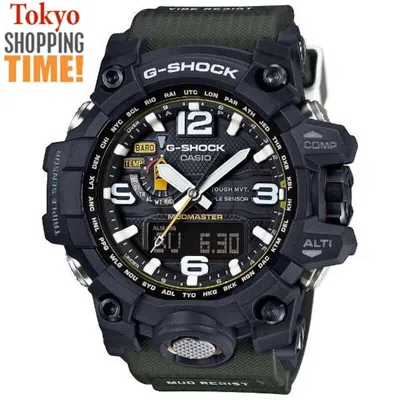 Pre-owned Casio G-shock Gwg-1000-1a3jf Mudmaster Tough Solar Atomic Radio Men Watch Japan