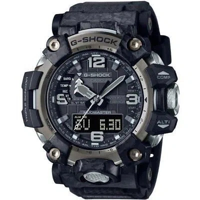 Pre-owned Casio G-shock Gwg-2000-1a1jf Carbon Mudmaster Radio Tough Solar Japan