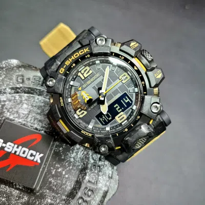 Pre-owned Casio G-shock Gwg-2000-1a5 Mudmaster Carbon Radio Triple Sensor Desert