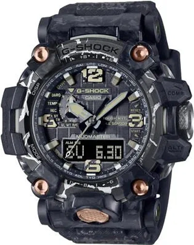 Pre-owned Casio G-shock Gwg-2000cr-1ajf Mudmaster Solar Radio Men Watch In Box