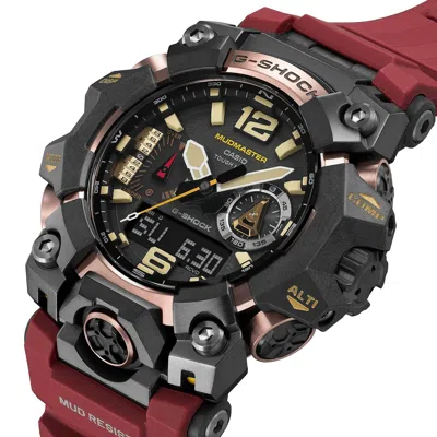 Pre-owned Casio G-shock Gwg-b1000-1a4jf Master Of Mudmaster Radio Solar Watch 52.1mm