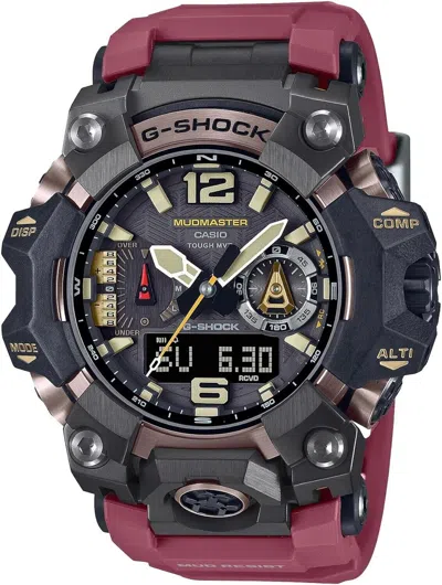 Pre-owned Casio G-shock Gwg-b1000-1a4j Mudmaster Bluetooth Solar Radio Men Watch