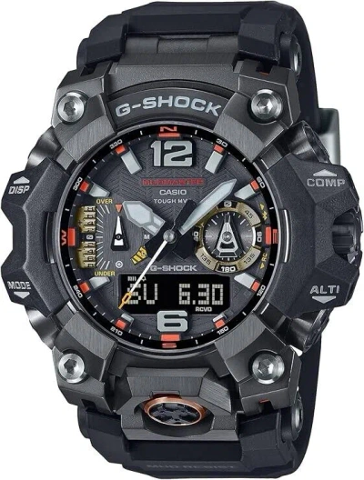 Pre-owned Casio G-shock Gwg-b1000ec-1ajf Mudmaster Radio Solar Men's Watch Japan