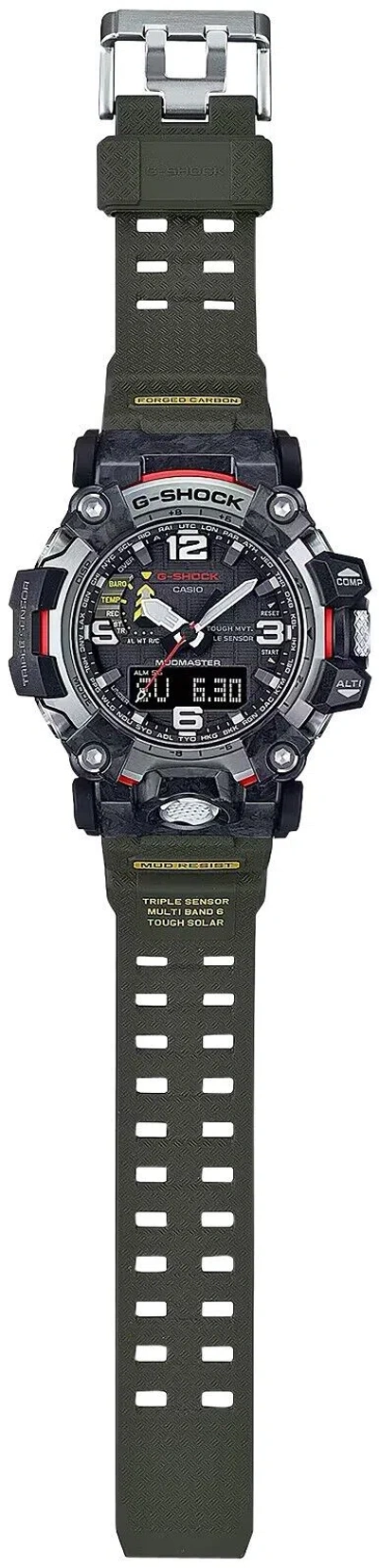 Pre-owned Casio G-shock Gwg20001a3 G-shock Mudmaster Keep Time Green Features Digital C