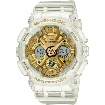 Casio G-shock Ladies' Watch  Classic Skeleton Gold Accent ( 46 Mm) Gbby2
