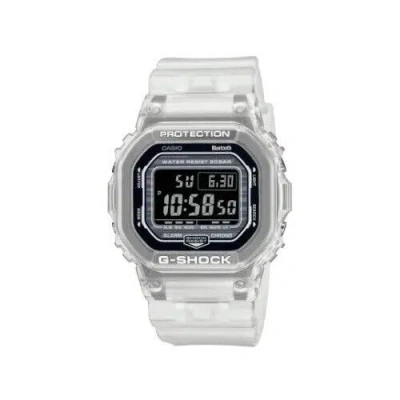 Pre-owned Casio G-shock Man Resin Band Digital Wrist Watch Dw-b5600g-7dr
