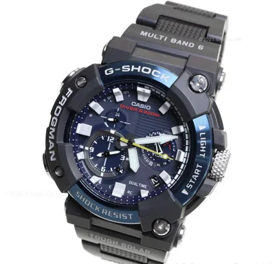 Pre-owned Casio G-shock Master Of Frogman Gwf-a1000c-1ajf Navy Men's Watch With Box