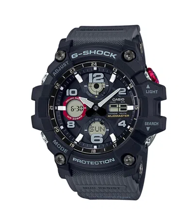 Pre-owned Casio G-shock Master Of G-land Mudmaster Tough Solar Matte Black Men Watch Gsg100-1a8