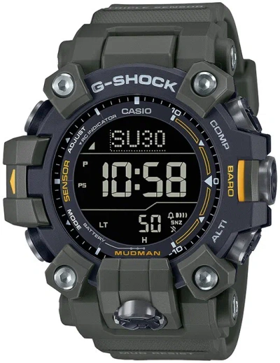Pre-owned Casio G-shock Master Of Mudman Triple Sensor Model Gw-9500-3jf Men's Watch