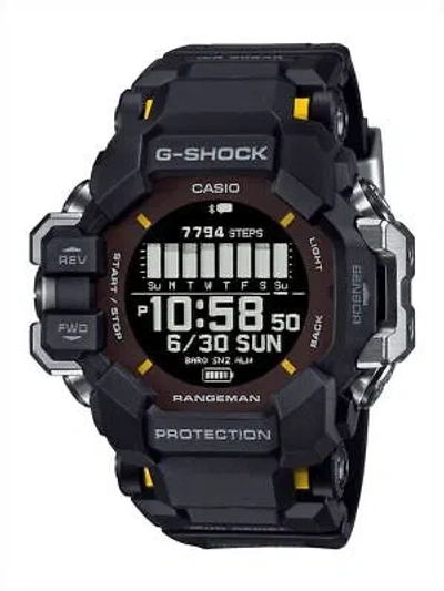 Pre-owned Casio G-shock Master Of Rangeman Gpr-h1000-1jr Black Men's Watch In Box