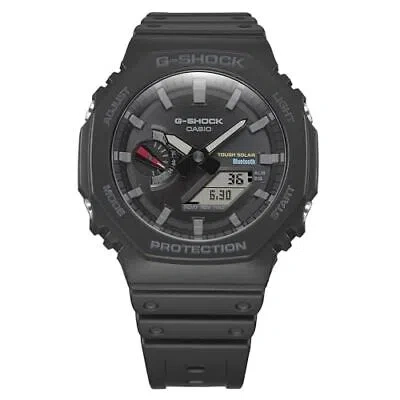 Pre-owned Casio G-shock Men Black Dial Analog-digital Ga-b2100-1adr (g1241)