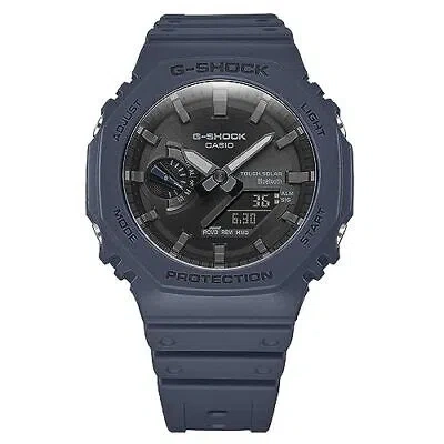 Pre-owned Casio G-shock Men Black Dial Analog-digital Ga-b2100-2adr (g1243)