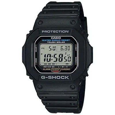 Pre-owned Casio G-shock Men Black Dial Digital G-5600ue-1dr (g1166)
