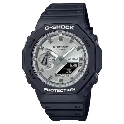 Casio G-shock Men's Watch  Oak - Silver Dial ( 45 Mm) Gbby2 In Black