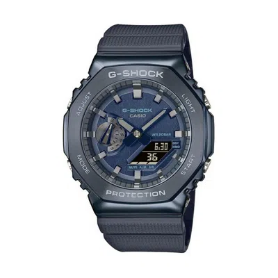 Casio G-shock Men's Watch  Oak Metal Covered - Blue ( 44,5 Mm) ( 45 Mm) Gbby2 In Gray