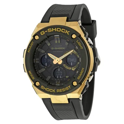 Casio G-shock Men's Watch Gsts100g-1a In Black / Gold Tone