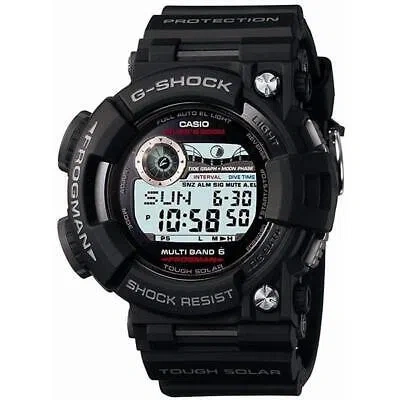 Pre-owned Casio G-shock Men's Watch Gwf-1000-1jf Frogman Master Of Tough Solar Atomic