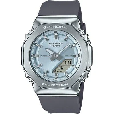 Pre-owned Casio G-shock Minimal Design Gm-s2110-2ajf Trendy Blue Dial In Octagonal Form