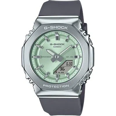 Pre-owned Casio G-shock Minimal Design Gm-s2110-3ajf Trendy Green Dial In Octagonal Form