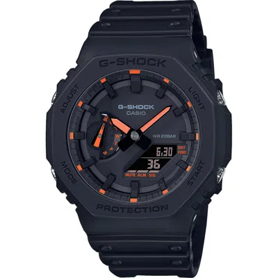 Casio G-shock Mod. Oak - Neon Orange Index In Black