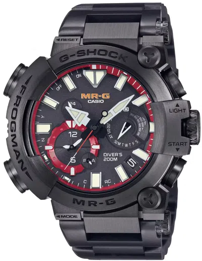 Pre-owned Casio G-shock Mr-g Titanium Analog Frogman Iso 200m Diver Mrg-bf1000b-1a