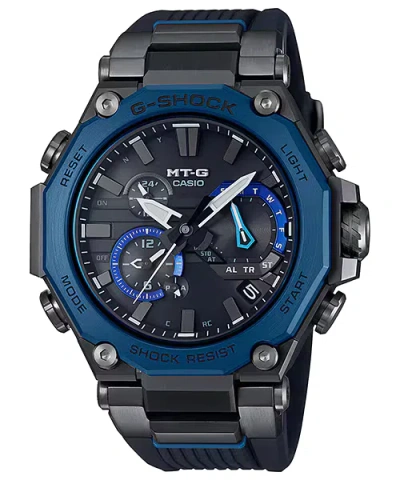 Pre-owned Casio G-shock Mt-g Connected Black Dial Resin Band Watch Mtgb2000b-1a2
