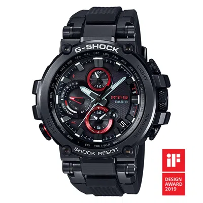 Pre-owned Casio G-shock Mt-g Mtg-b1000b-1ajf Bluetooth Mobile Link Atomic Solar Men Watch