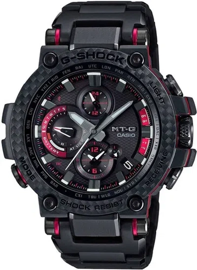Pre-owned Casio G-shock Mt-g Mtg-b1000xbd-1ajf Solar Radio Men's Watch Bluetooth 2019