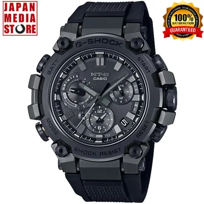 Pre-owned Casio G-shock Mt-g Mtg-b3000b-1ajf Black Bluetooth Solar Atomic Men Watch Japan