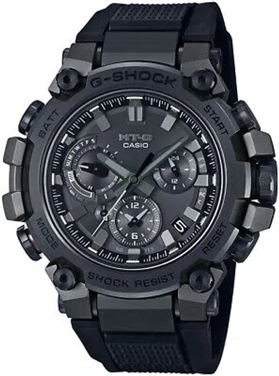 Pre-owned Casio G-shock Mt-g Mtg-b3000bd-1a2jf Black Bluetooth Solar Men Watch In Box