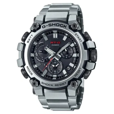Pre-owned Casio G-shock Mt-g Mtg-b3000d-1ajf Silver Bluetooth Solar Atomic Men Watch
