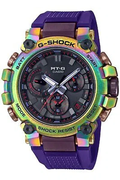Pre-owned Casio G-shock Mt-g Mtg-b3000prb-1ajr Bluetooth Solar Radio Men's Watch Casual