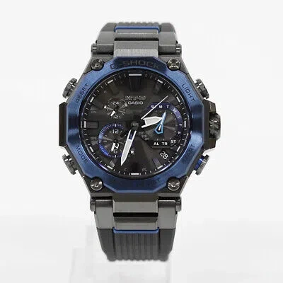Pre-owned Casio G-shock Mtg-b2000b-1a2jf Analog & Digital Quartz Bluetooth