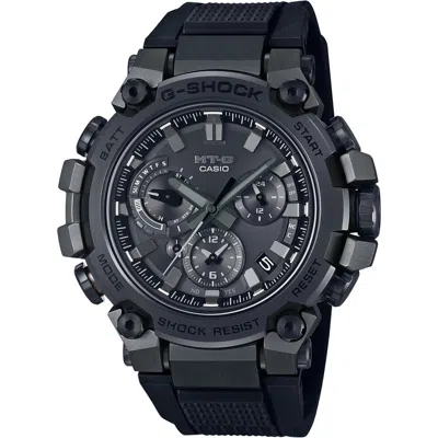 Pre-owned Casio G-shock Mtg-b3000b-1ajf Mt-g Bluetooth Radio Solar Watch Carbon Case